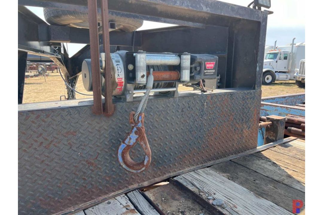 2006 TEMCO 34' X 8' T/A GOOSENECK TRAILER VIN/SN: 1T9G683416M737293, W/ WARN M15000 ELECTRIC - Image 5 of 6