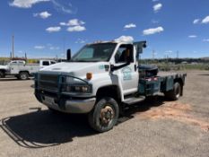 2005 GMC C5500 4X4 WINCH TRUCK P/B DURAMAX DIESEL ENGINE, AUTOMATIC TRANSMISSION, 7K FRONT AXLE,
