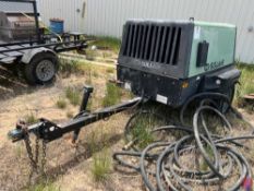 SULLAIR T/A COMPRESSOR METER READS 2168 HOURS, JOHN DEERE 2.4 LITER ENGINE ENGINE, SINGLE AXLE, ST