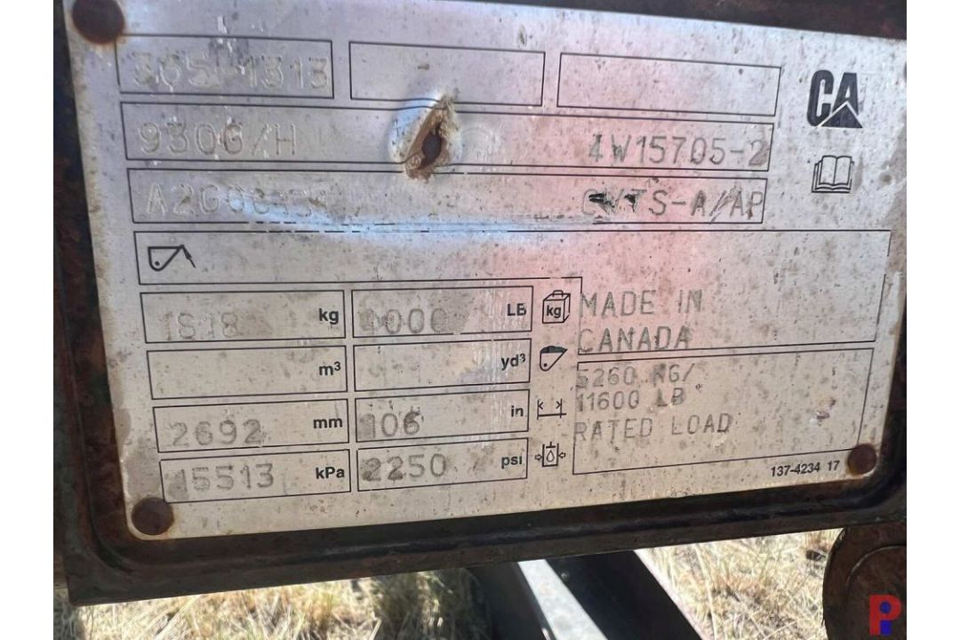 CATERPILLAR 92" PIPE GRAPPLE 15607 - Image 3 of 3