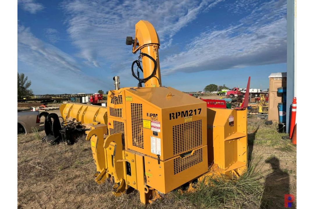RPM217 9'W SNOW BLOWER FOR CAT-930K WHEEL LOADER VIN/SN: 3540RPM, CAT 4.4L ENGINE 16052 - Image 4 of 7