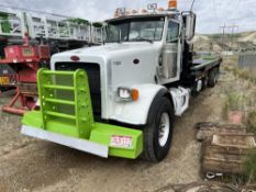 2012 PETERBILT 367 T/A DAYCAB GIN POLE TRUCK ODOMETER READS 122742 MILES, METER READS 8733 HOURS,
