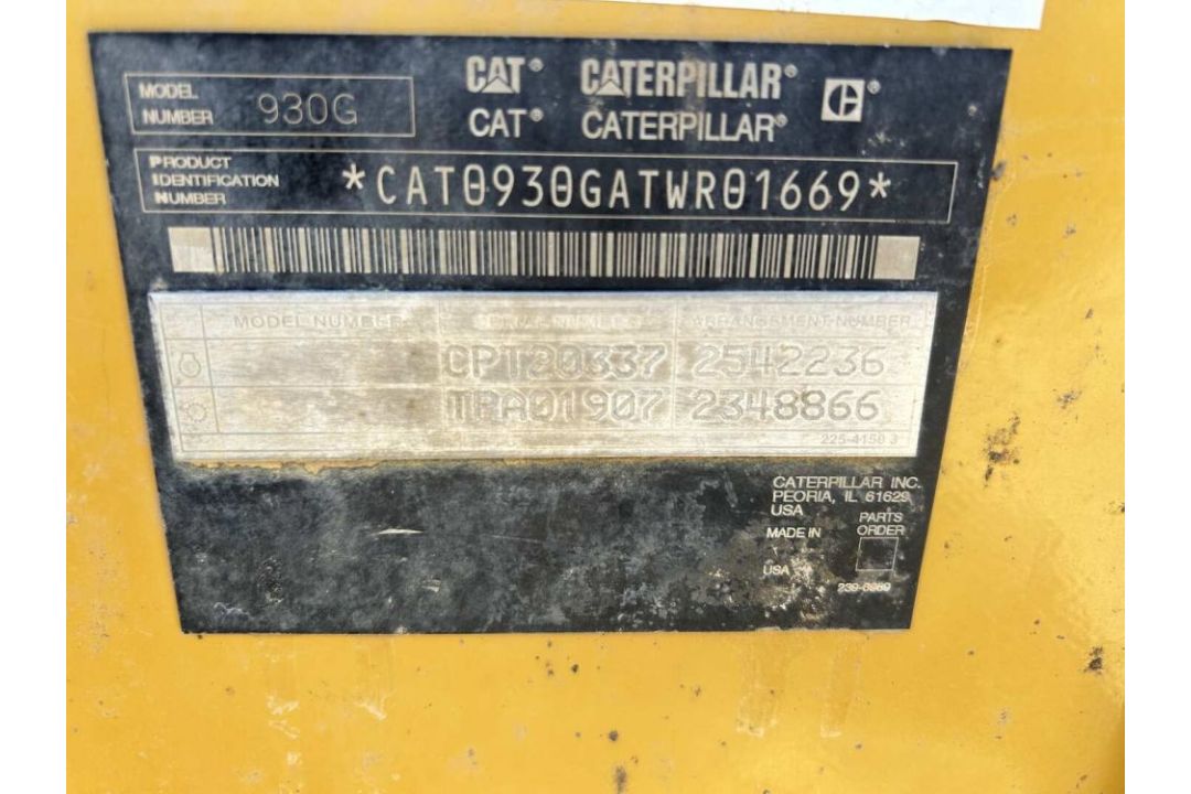 2006 CATERPILLAR 930G WHEEL LOADER CATERPILLAR 3056E ENGINE, POWERSHIFT TRANSMISSION 4-FORWARD & 3- - Image 16 of 17