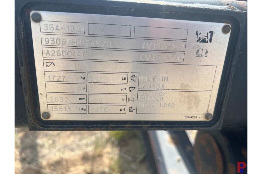 CATERPILLAR 92" PIPE GRAPPLE 15600 - Image 3 of 3