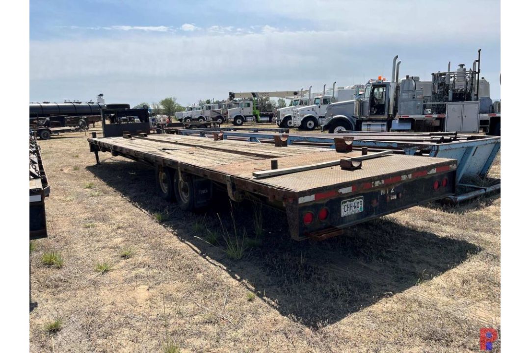 2006 TEMCO 34' X 8' T/A GOOSENECK TRAILER VIN/SN: 1T9G683416M737293, W/ WARN M15000 ELECTRIC - Image 3 of 6
