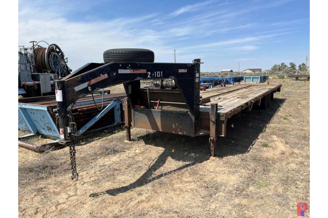 2006 TEMCO 34' X 8' T/A GOOSENECK TRAILER VIN/SN: 1T9G683416M737293, W/ WARN M15000 ELECTRIC - Image 2 of 6