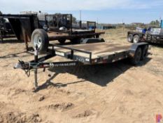 2023 PJ TRAILERS COMPANY 18' X 7' T/A BUMPER PULL TRAILER VIN/SN: 3CV1C2325P2652275, W/ DOVETAIL,