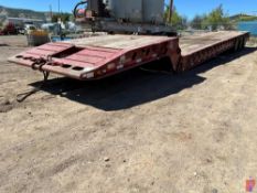 2011 XL SPECIALIZED 120 FG TRI-AXLE FOLDING NECK TRAILER VIN/SN: 4U3J05339BL011236, AIR
