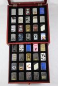 großes Konvolut Zippo-Feuerzeuge