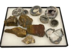 ASSORTED GEOLOGICAL SPECIMENS AND GEODES