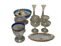 11 PIECES OF VINTAGE HEISEY GLASS