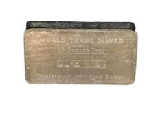 VINTAGE AAM WORLD TRADE .999 FINE SILVER 10 OUNCE BAR