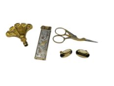 COLLECTIBLE GOLD TONE JEWLERY AND LIGHTER