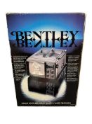 VINTAGE NEW IN BOX BENTLEY DELUXE PORTABLE BLACK AND WHITE TELEVISION