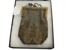 ANTIQUE FRENCH MICRO-BEADED LADIES PURSE