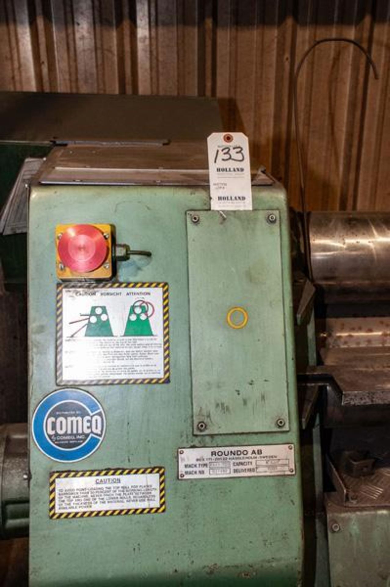 2003 Roundo PASS-205 Hydraulic 3-Roll Double-Pinch Plate Roll - Image 2 of 3