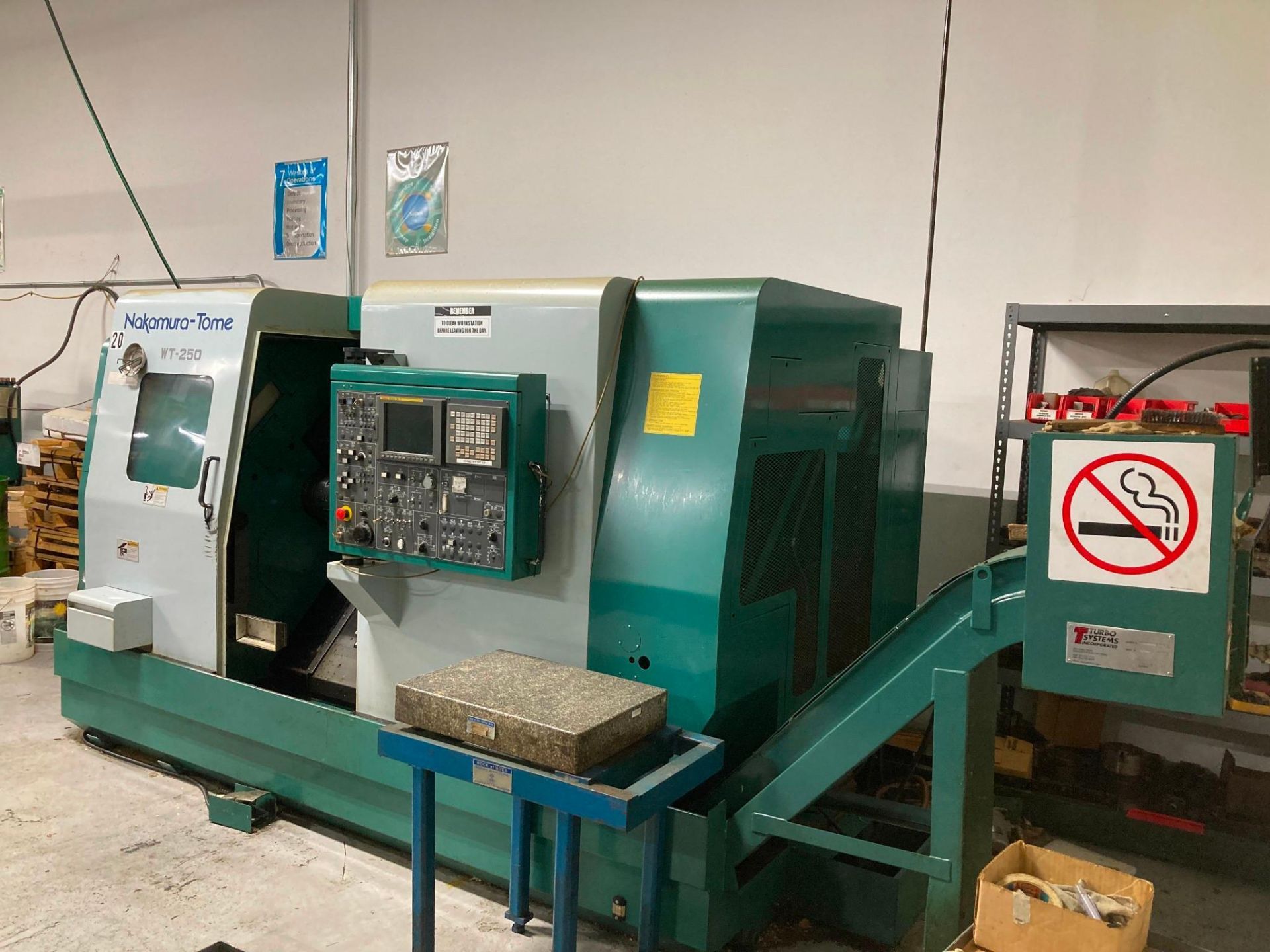 2001 NAKAMURA-TOME WT-250 CNC LATHE - Image 2 of 19