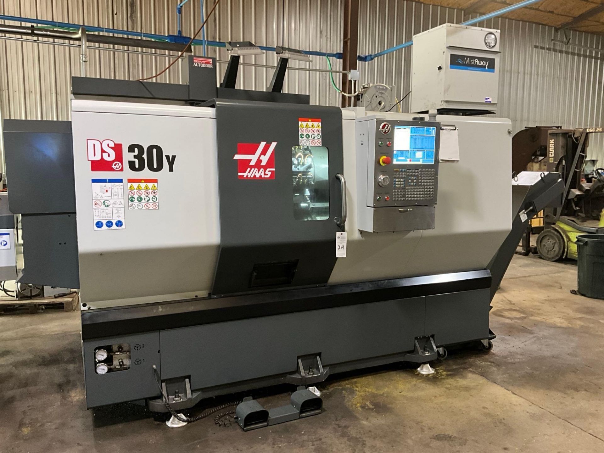2017 HAAS DS-30Y CNC LATHE SN: 3109333, 3.5" BAR CAP