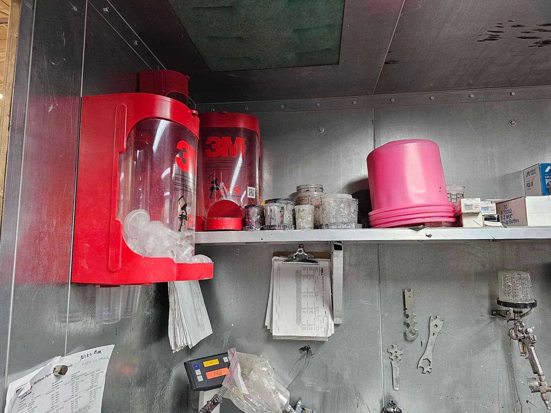 COL-MET CHEMICAL PAINT AND STORAGE ROOM, PAINT KITCHEN, (WITH CONTENTS) - Image 7 of 18