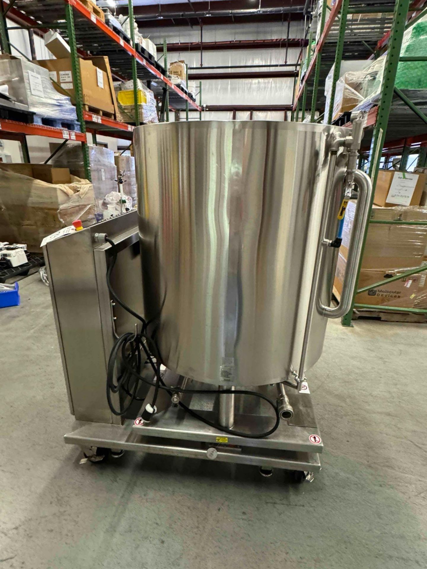 500L/132 GAL METTLER TOLEDO JACKETED VESSEL 150 PSI @ 150°F - Image 8 of 20
