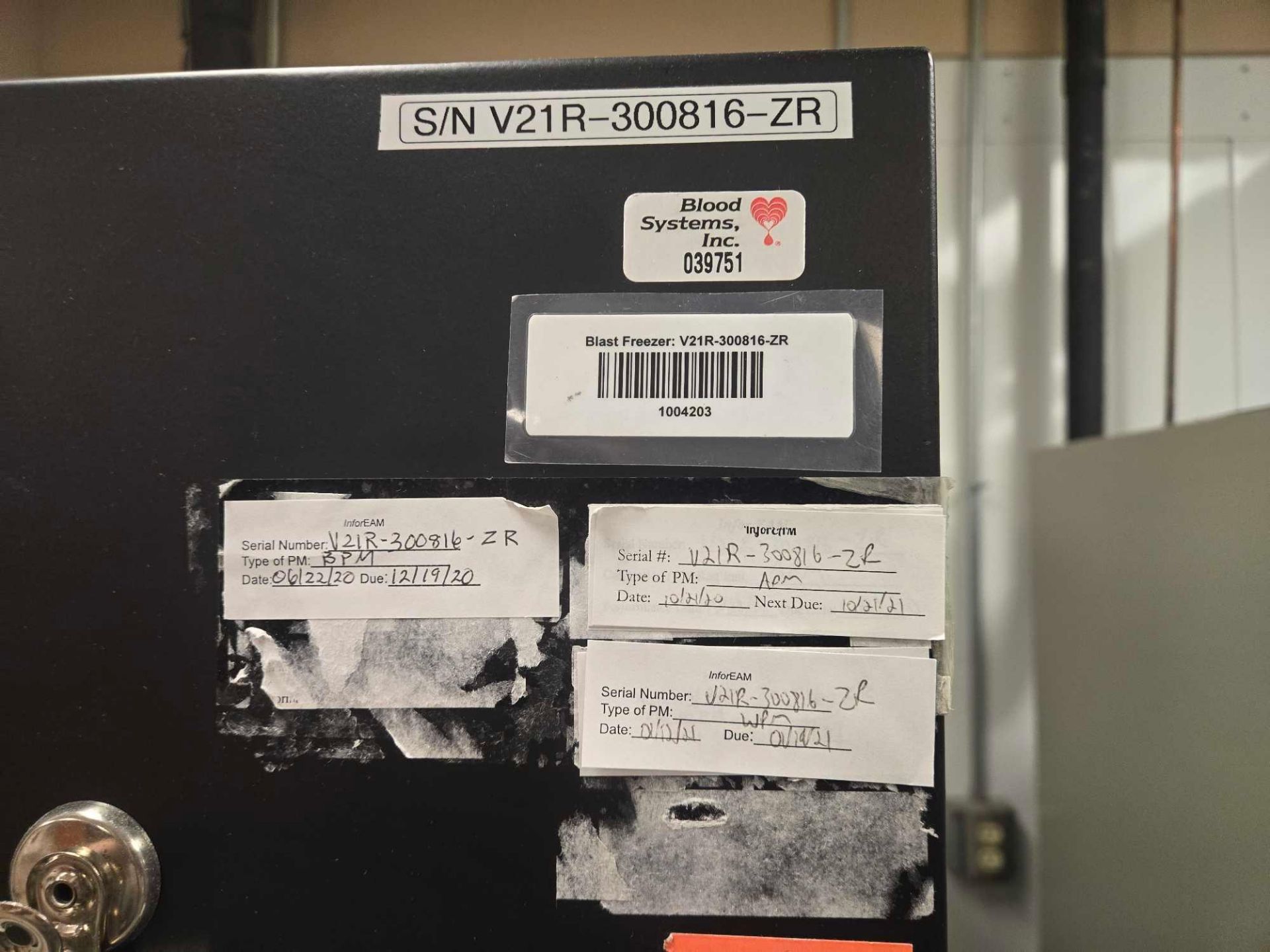 THERMO ELECTRON CORP. HARRIS PBF-99E-3 BLAST FREEZER - Image 7 of 12