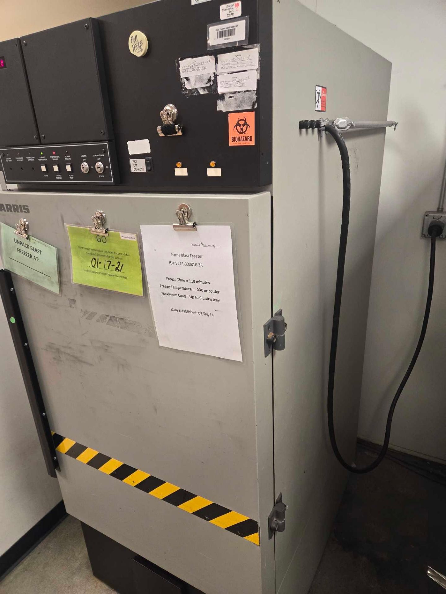 THERMO ELECTRON CORP. HARRIS PBF-99E-3 BLAST FREEZER - Image 4 of 12