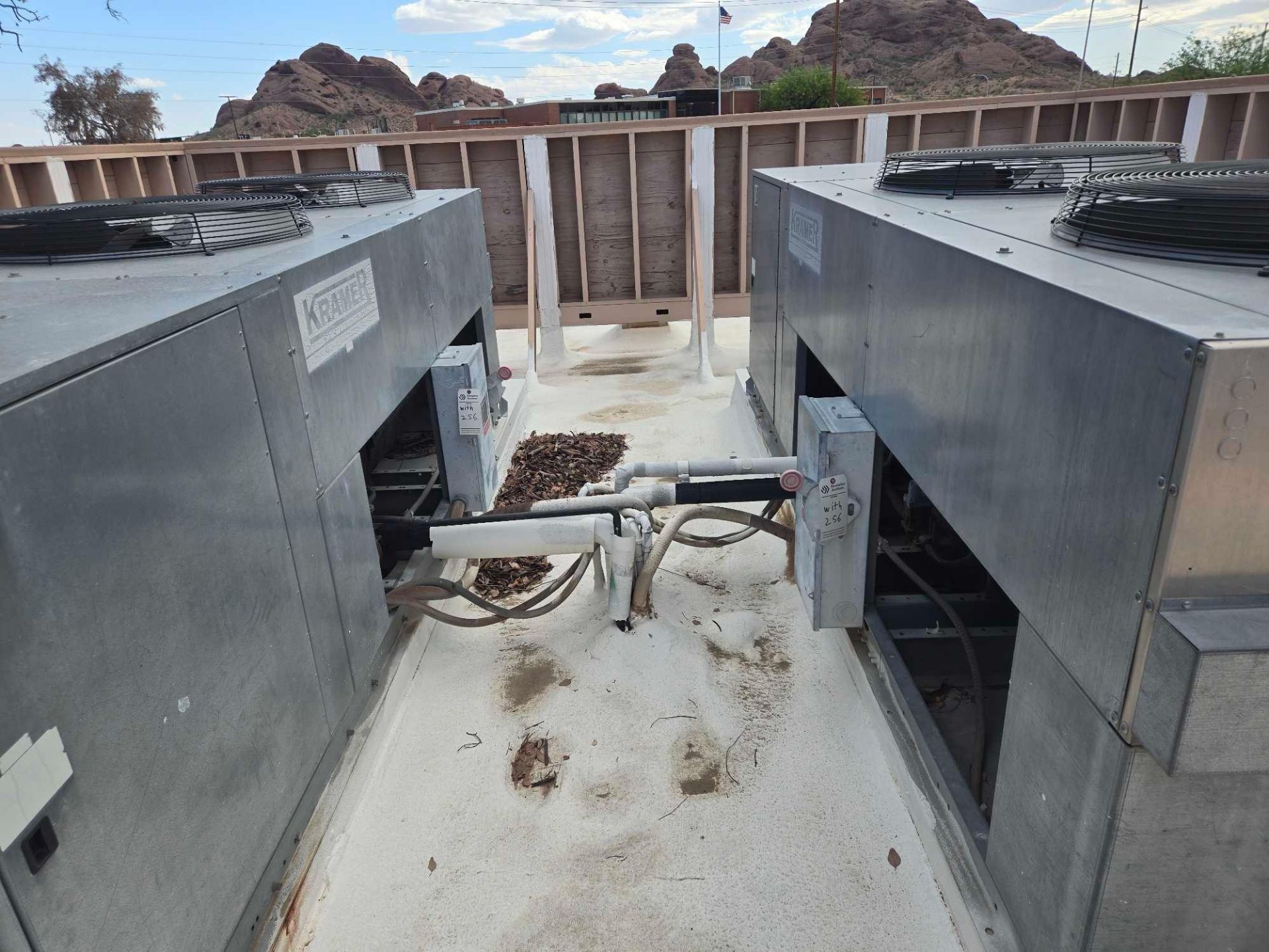 TYLER WALK IN COOLER #3, 1 ROOM, WITH EVAPORATORS & CONDENSERS, ENTIRE ASSEMBLY - Image 26 of 26