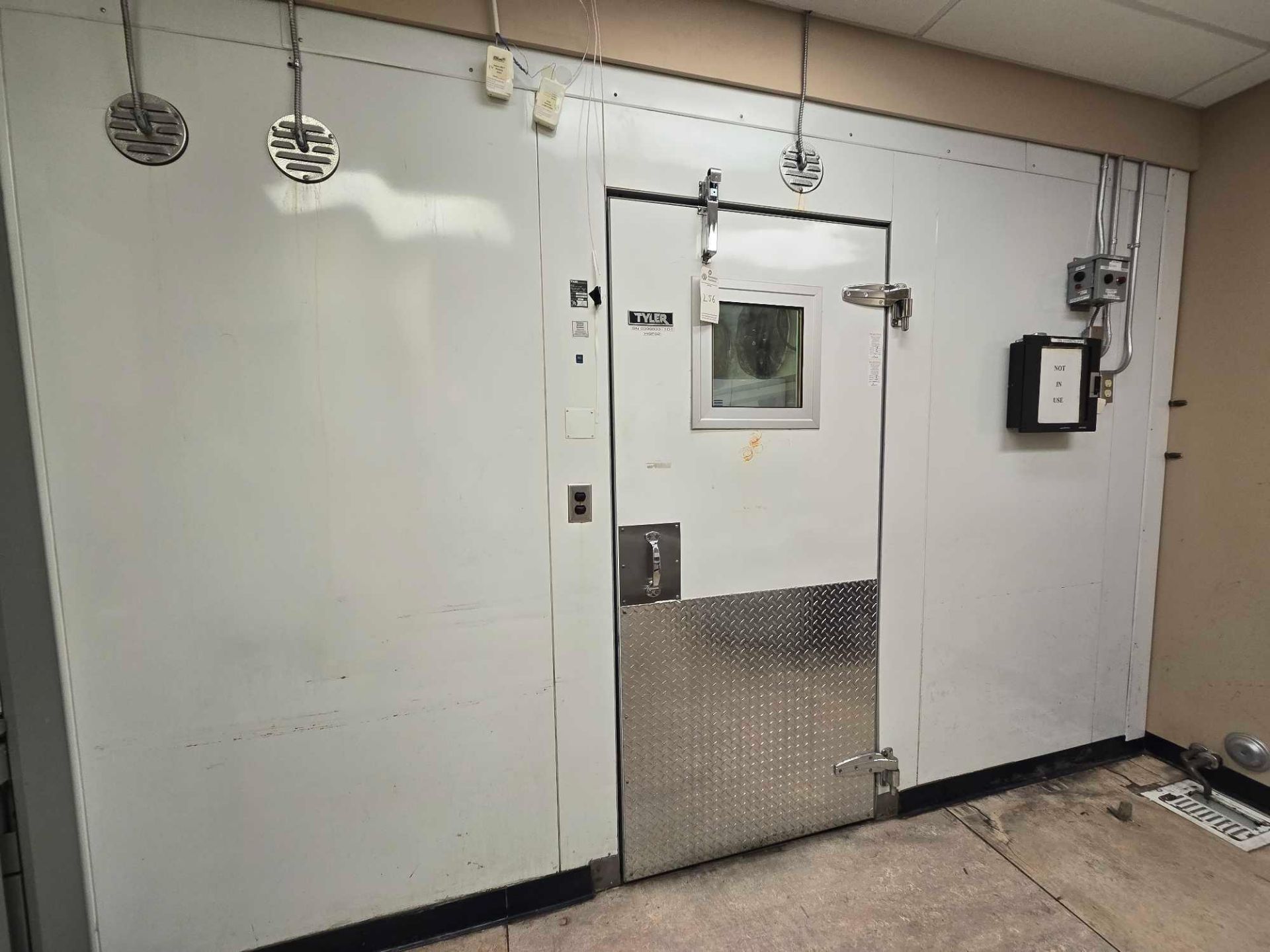 TYLER WALK IN COOLER #3, 1 ROOM, WITH EVAPORATORS & CONDENSERS, ENTIRE ASSEMBLY