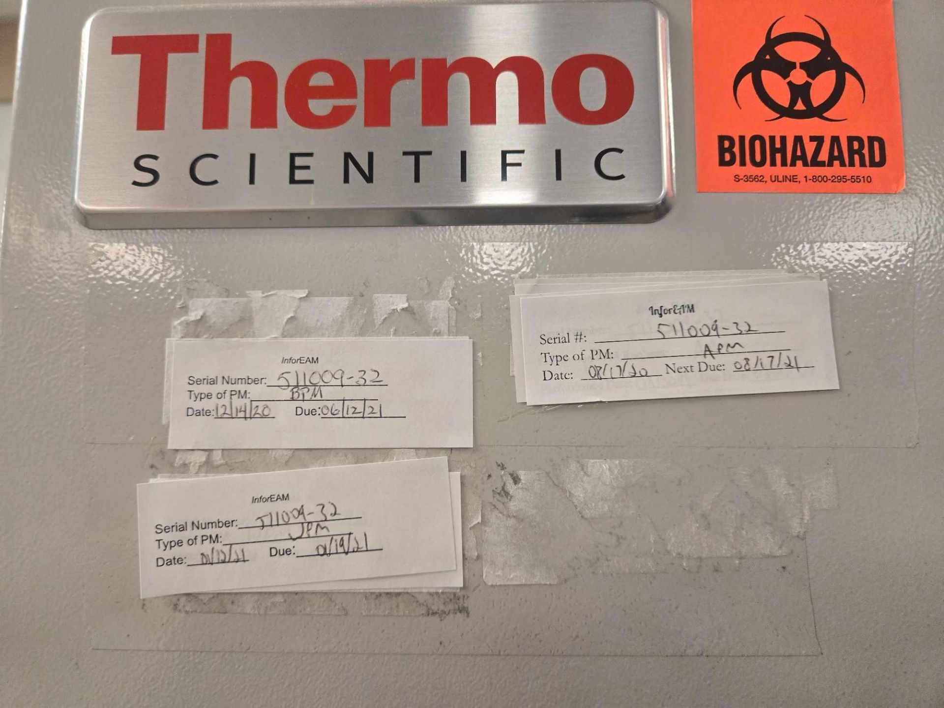 THERMO SCIENTIFIC 8101 BLAST FREEZER #1 W/ TRAYS, MFG. 2010 - Image 6 of 18