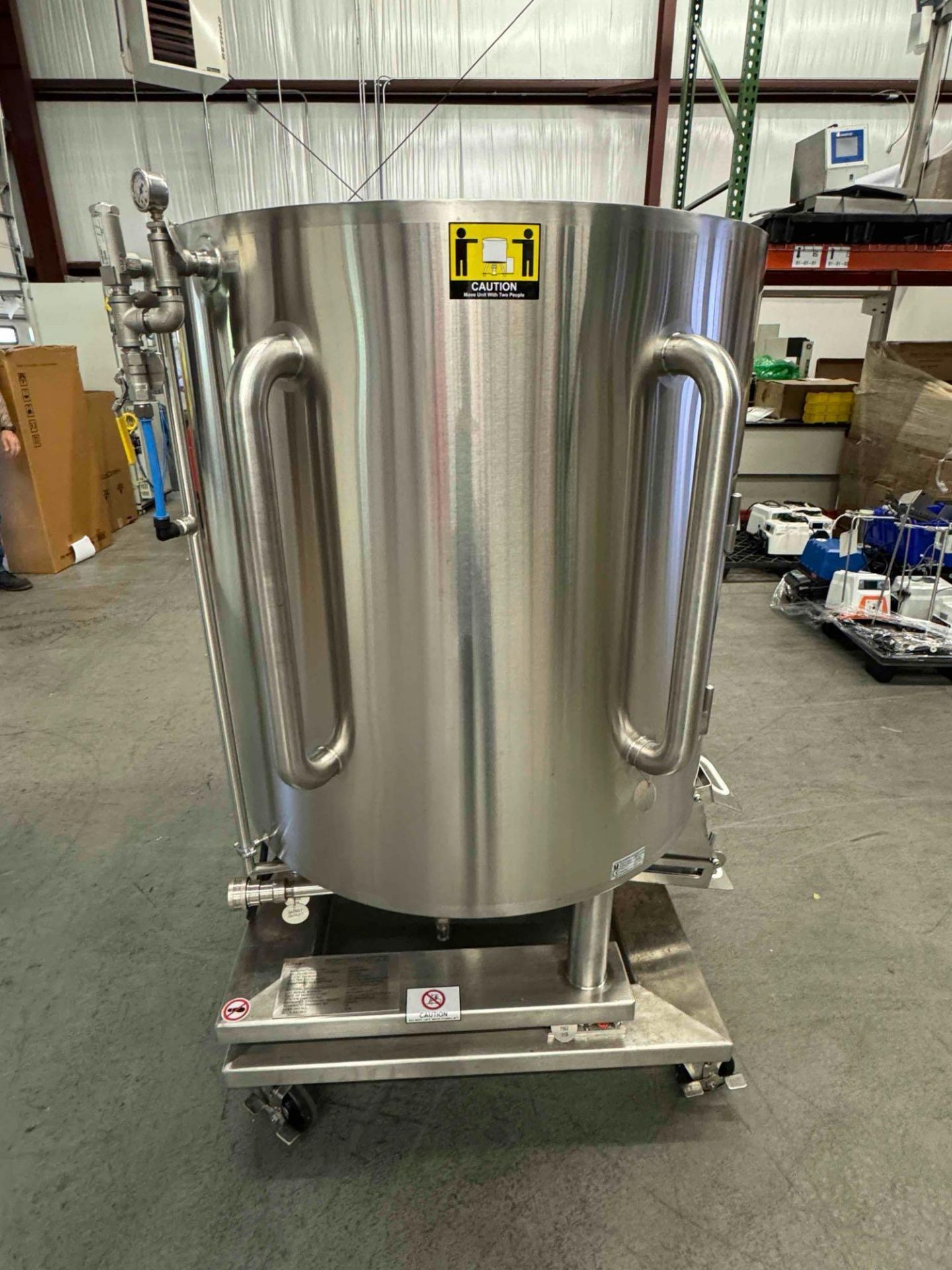 500L/132 GAL METTLER TOLEDO JACKETED VESSEL 150 PSI @ 150°F - Image 7 of 20