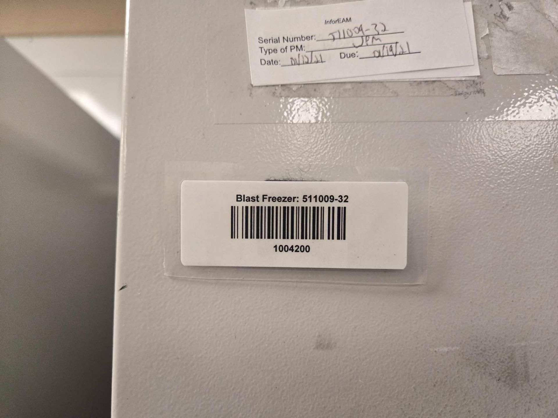 THERMO SCIENTIFIC 8101 BLAST FREEZER #1 W/ TRAYS, MFG. 2010 - Image 7 of 18