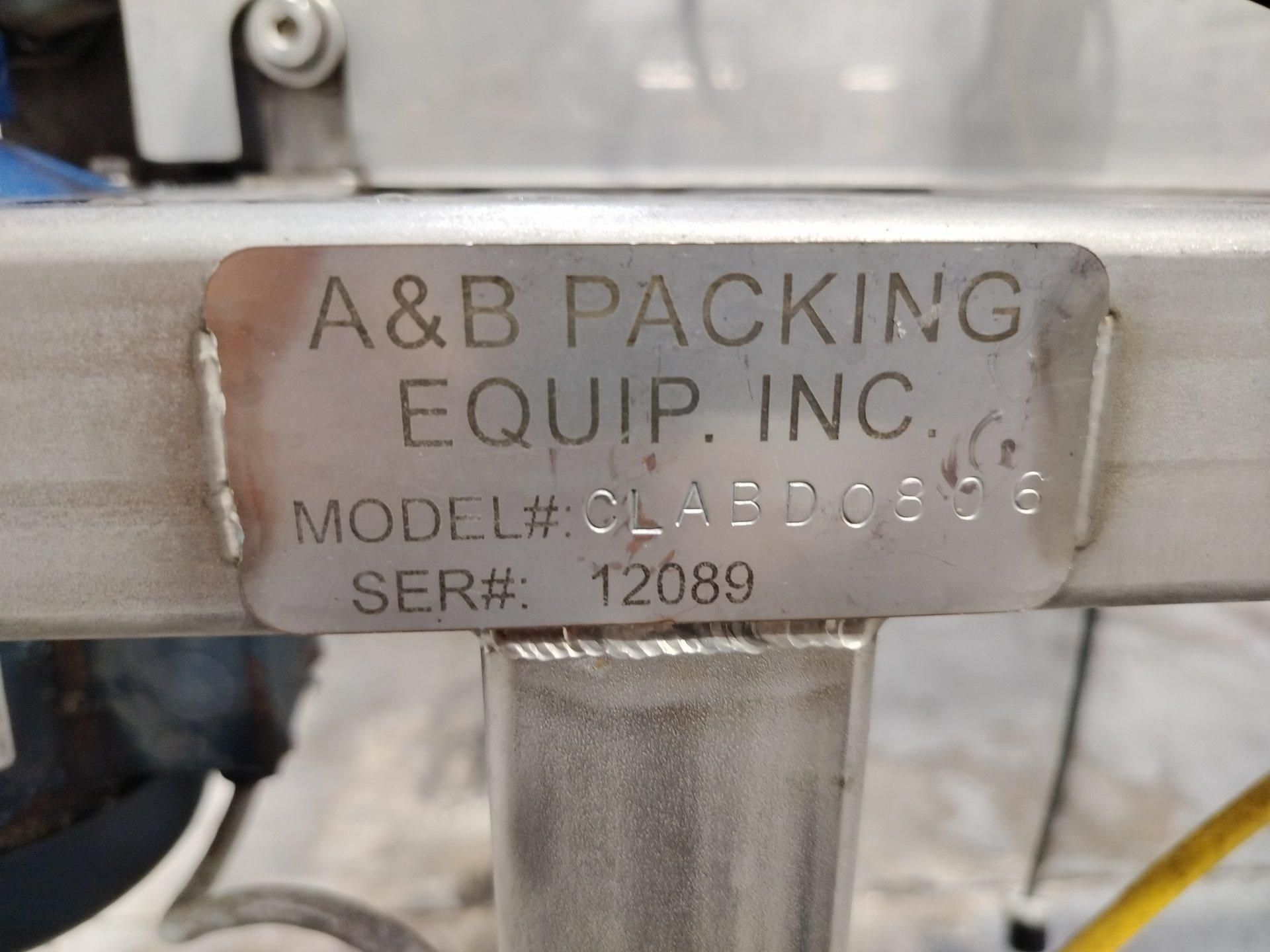 A&B PACKING CLABD0806 DUAL LABELER APPLICATOR W/ CLAMSHELL CONVEYOR - Image 9 of 9