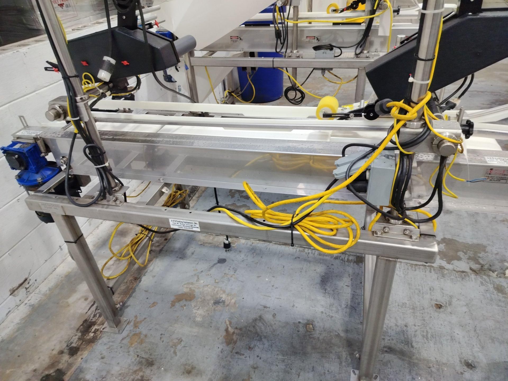 A&B PACKING CLABD0806 DUAL LABELER APPLICATOR W/ CLAMSHELL CONVEYOR - Image 5 of 9
