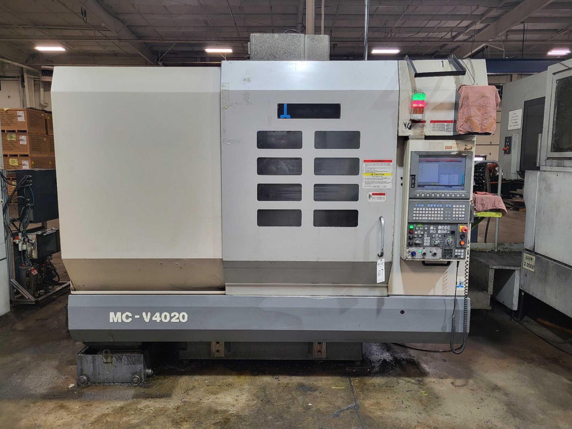 2009 OKUMA MC-V4020 CNC VERTICAL MACHINING CENTER