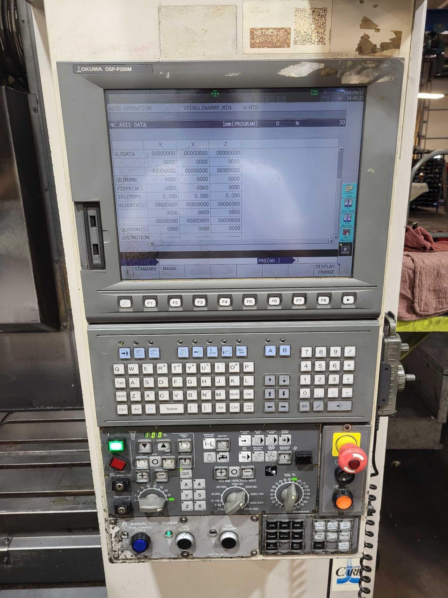 2009 OKUMA MC-V4020 CNC VERTICAL MACHINING CENTER - Image 18 of 20