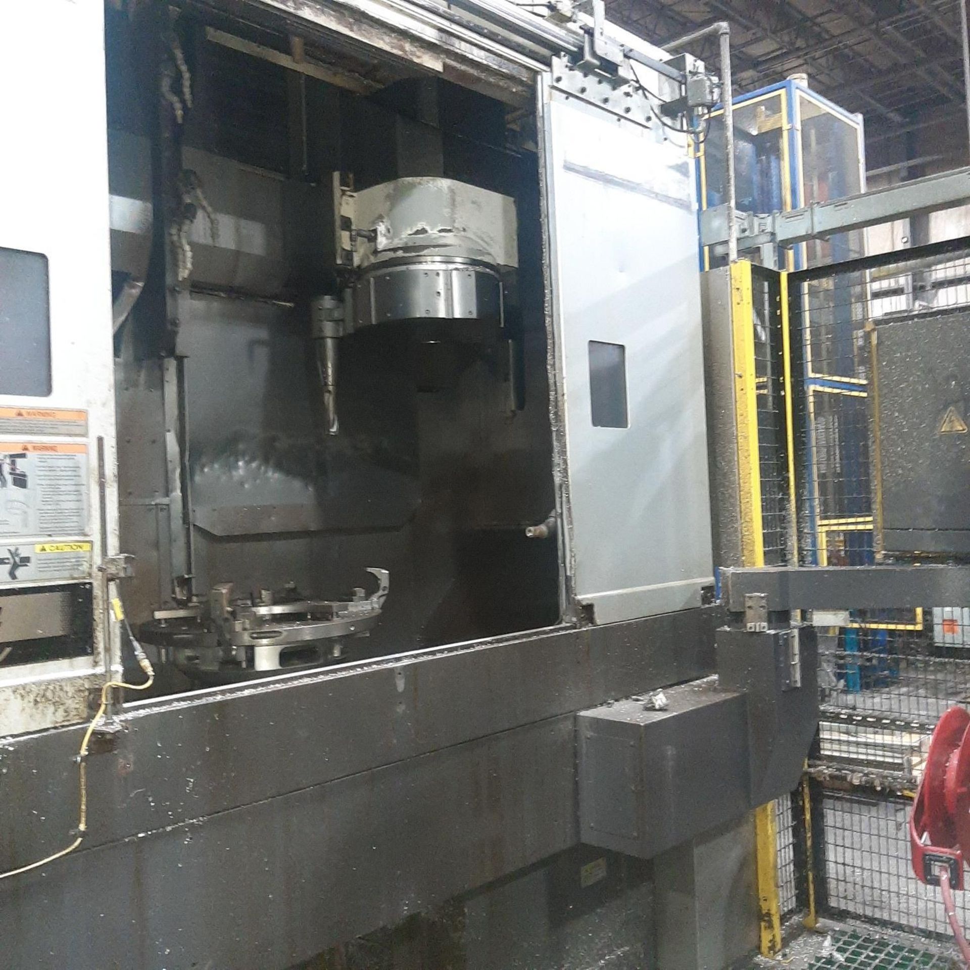 2018 OKUMA LAW-V24 CNC VERTICAL TURNING CENTER, WHEEL LATHE - Image 2 of 15