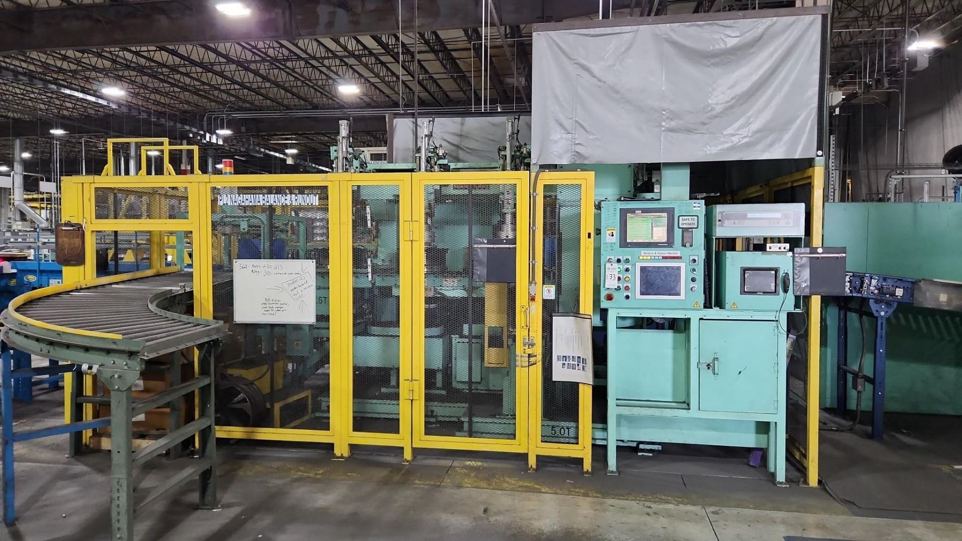 NAGAHAMA-SCHENCK BALANCE AND RUNOUT MACHINE