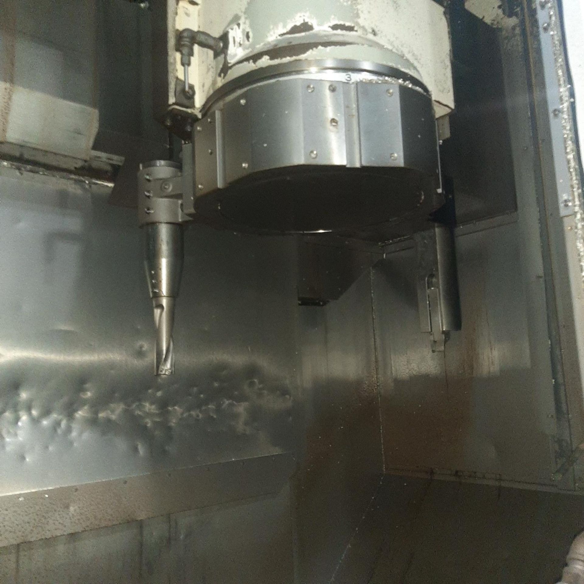 2018 OKUMA LAW-V24 CNC VERTICAL TURNING CENTER, WHEEL LATHE - Image 4 of 15
