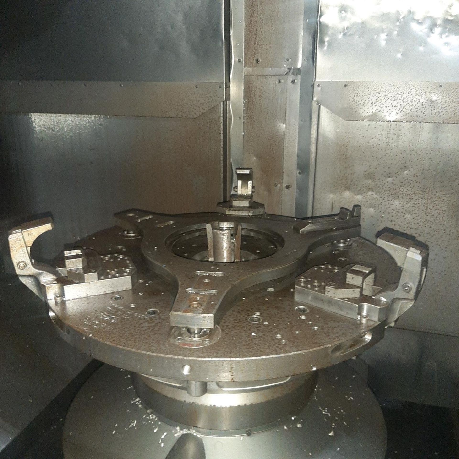 2018 OKUMA LAW-V24 CNC VERTICAL TURNING CENTER, WHEEL LATHE - Image 5 of 15