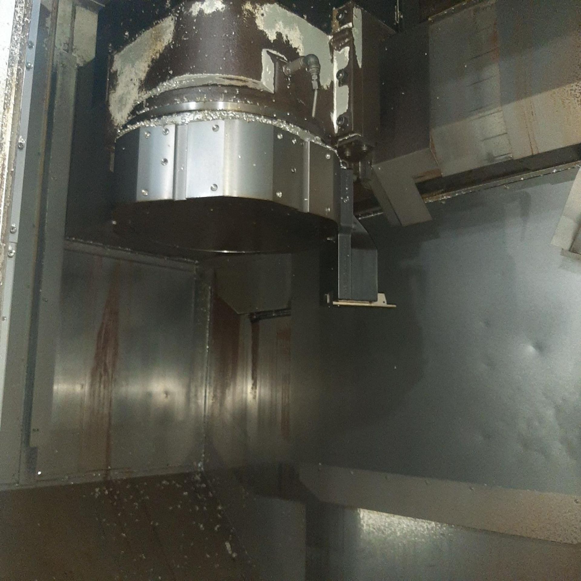 2018 OKUMA LAW-V24 CNC VERTICAL TURNING CENTER, WHEEL LATHE - Image 3 of 15