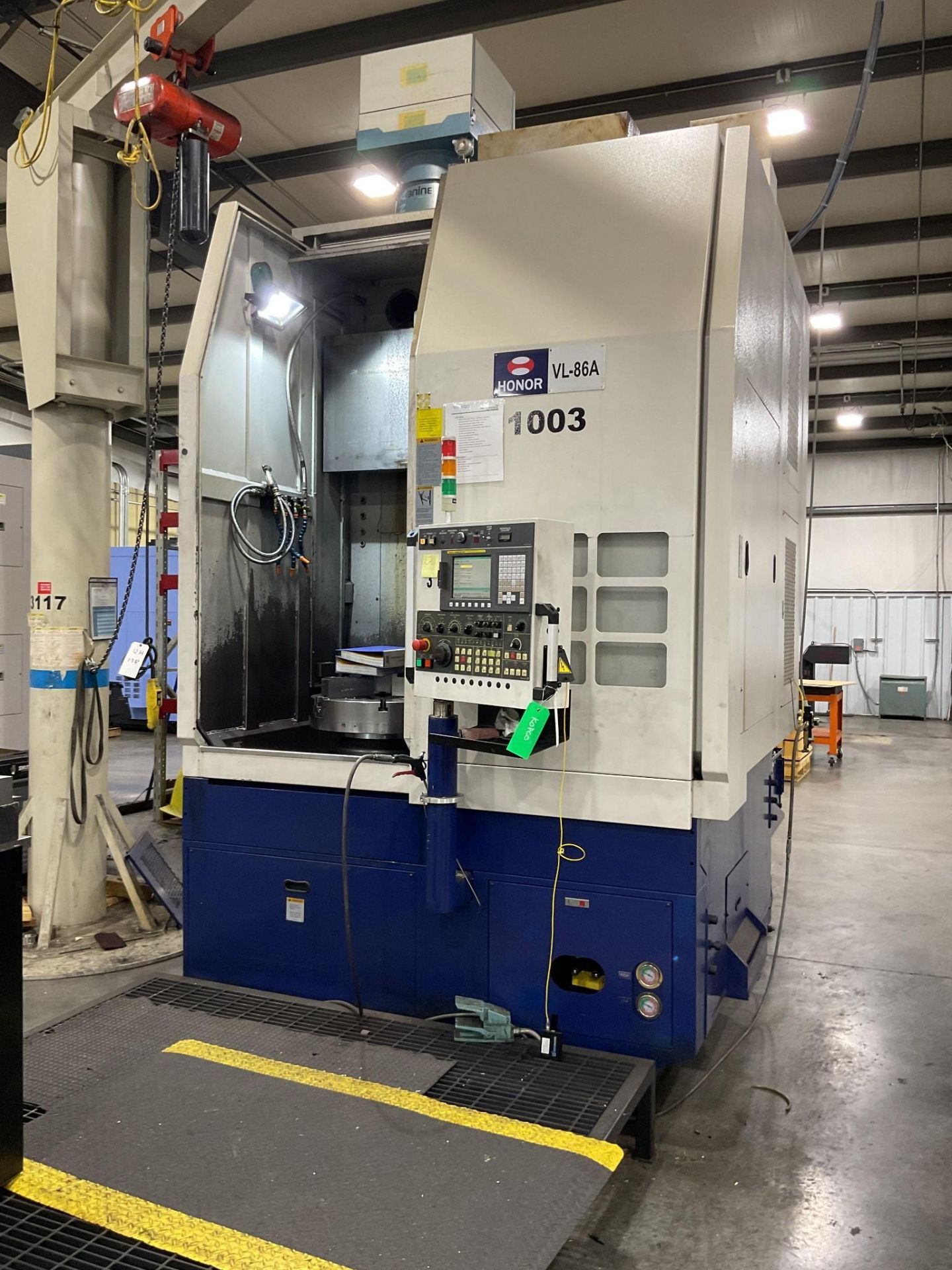 2012 HONOR SEIKI VL-86A VERTICAL TURRET LATHE - Image 2 of 17
