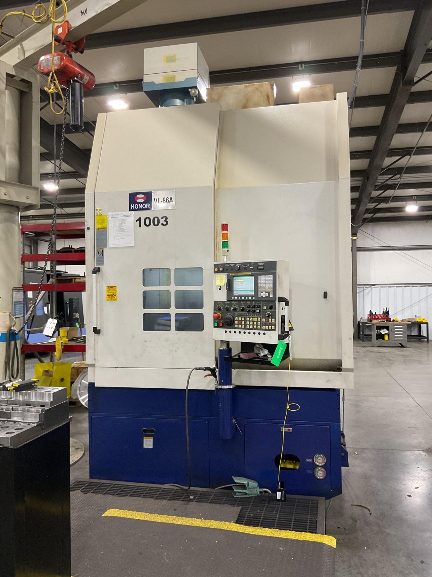 2012 HONOR SEIKI VL-86A VERTICAL TURRET LATHE