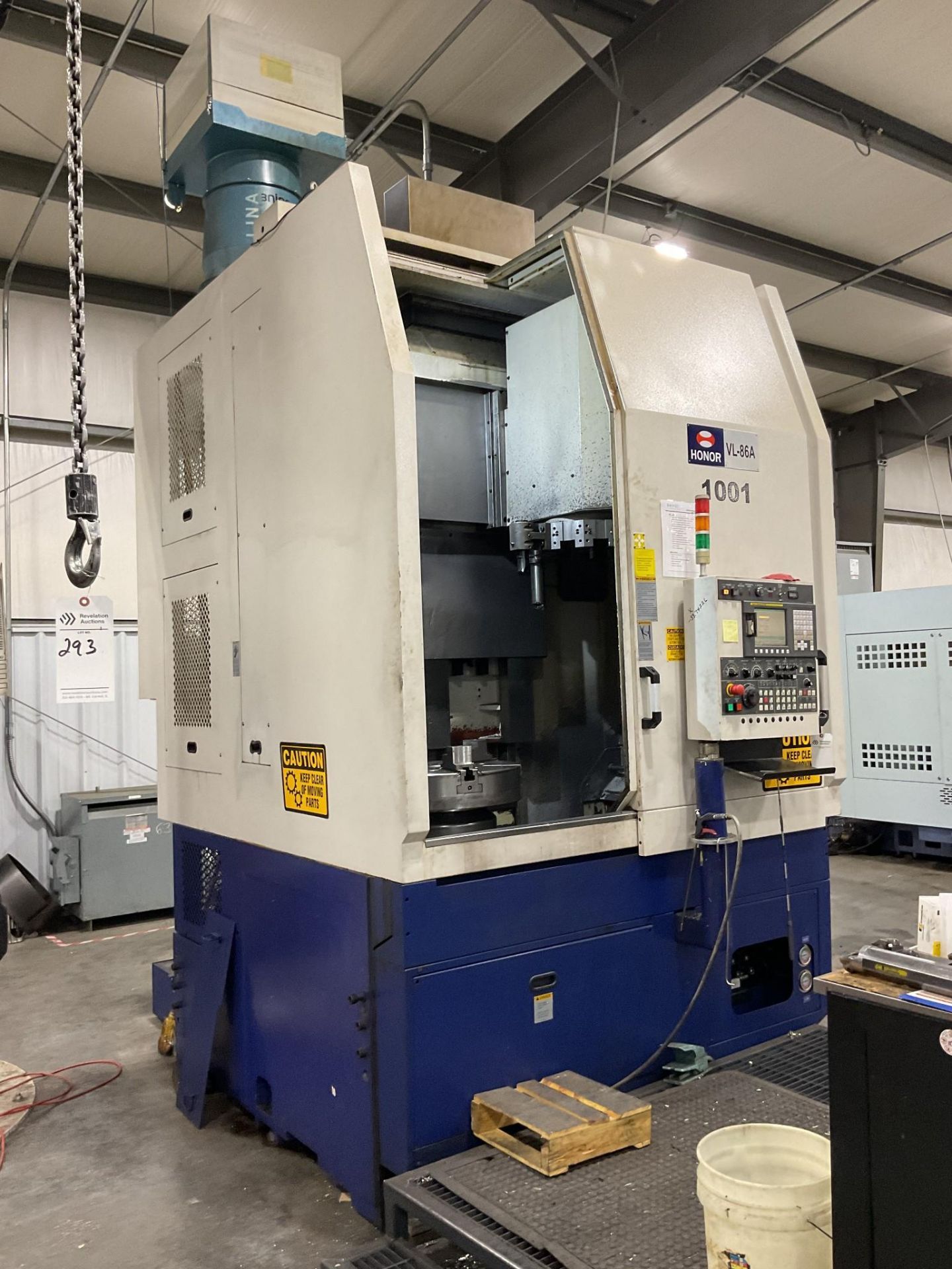 2011 HONOR SEIKI VL-86A VERTICAL TURRET LATHE - Image 4 of 20