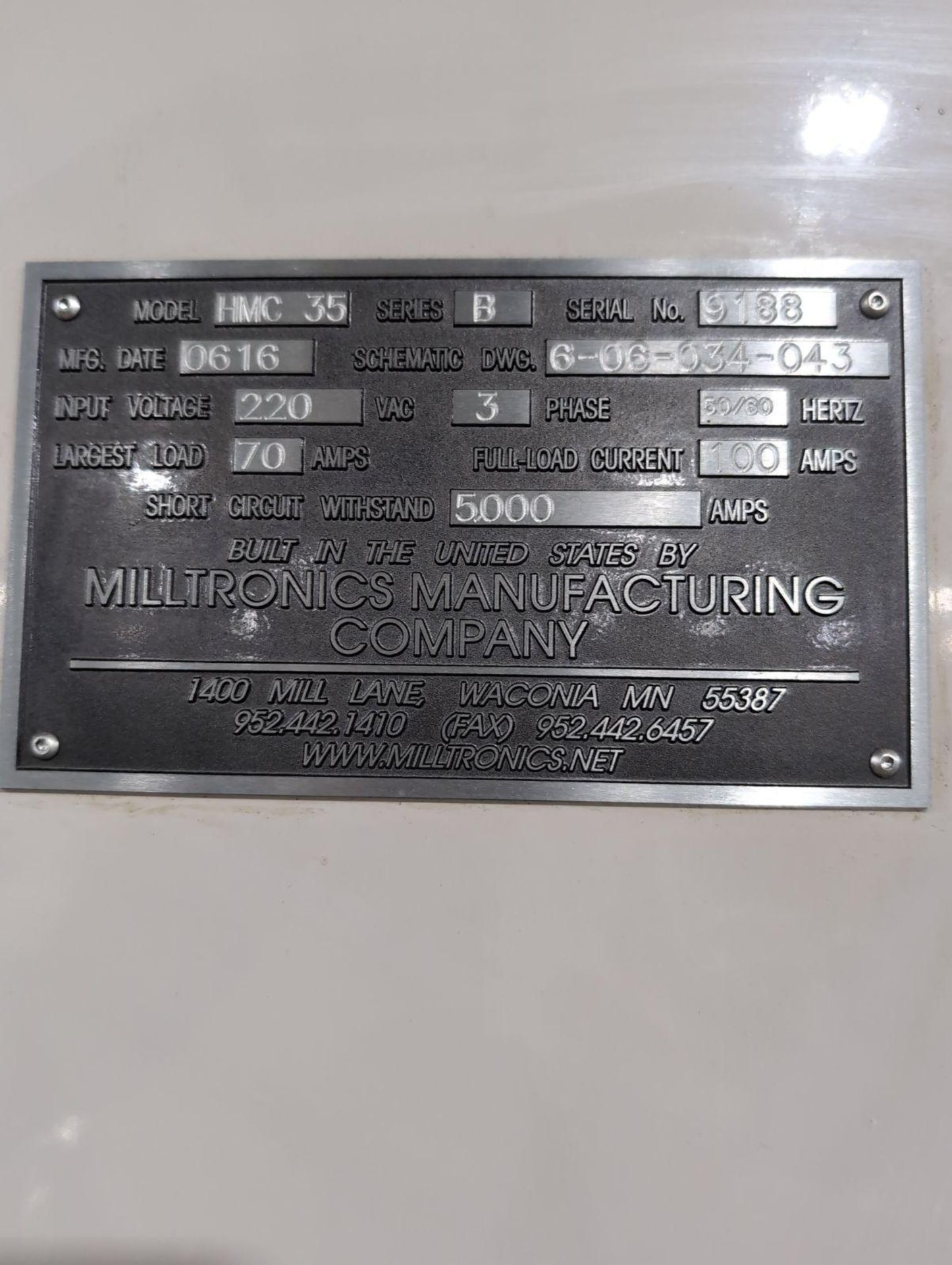2006 MILLTRONICS HMC 35 HORIZONTAL MACHINING CENTER - Image 14 of 17