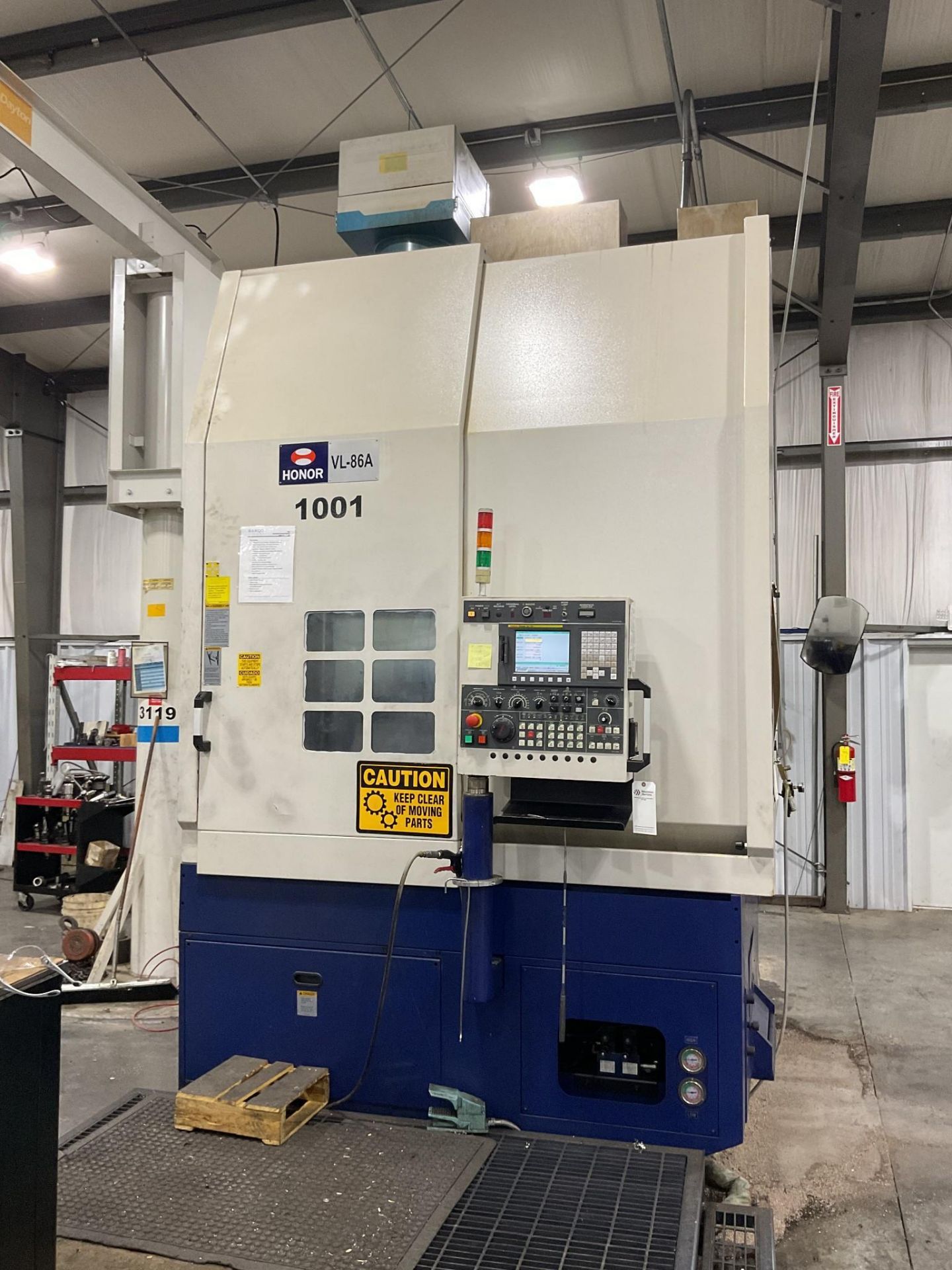 2011 HONOR SEIKI VL-86A VERTICAL TURRET LATHE