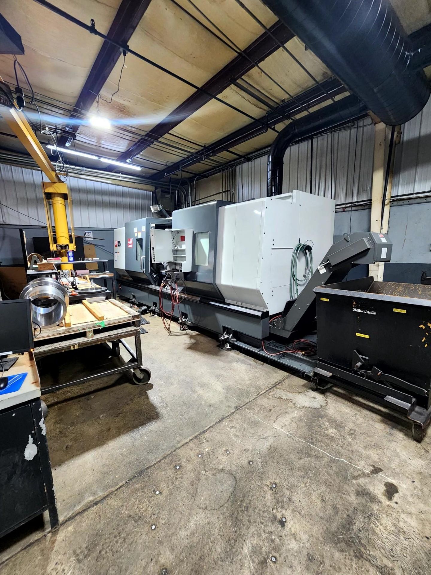 2018 HAAS ST-45L CNC LATHE PROGRAMMABLE STEADY REST - Image 2 of 9