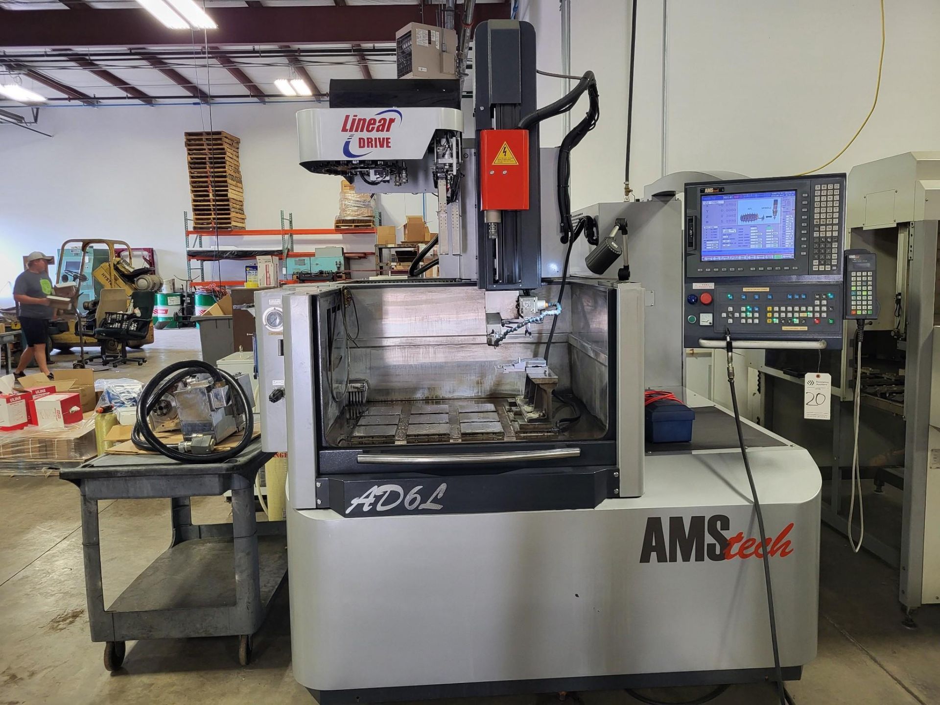 2014 AMS AD6L 5 AXIS HIGH SPEED SMALL HOLE DRILLING EDM