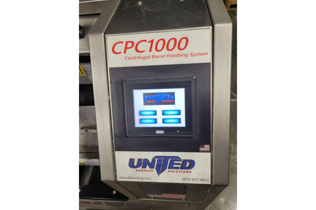 2018 UNITED CPC 1000 CENTRIFUGAL BARREL FINISHING SYSTEM - Image 5 of 13