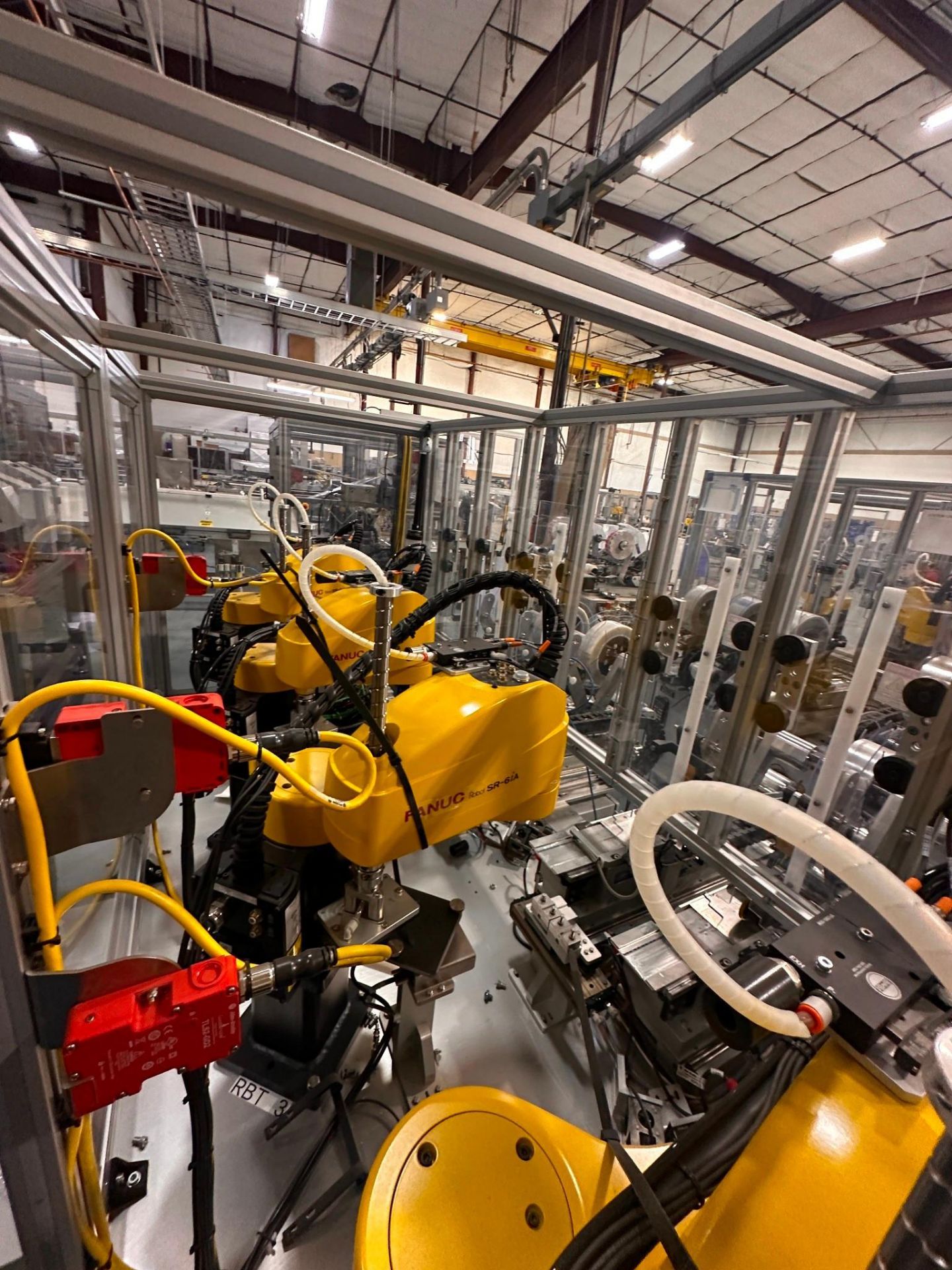 ROBOT LABELING STATION, CONSISTING OF FANUC SCARA ROBOT SR-6IA MFG 2020 - Image 8 of 18