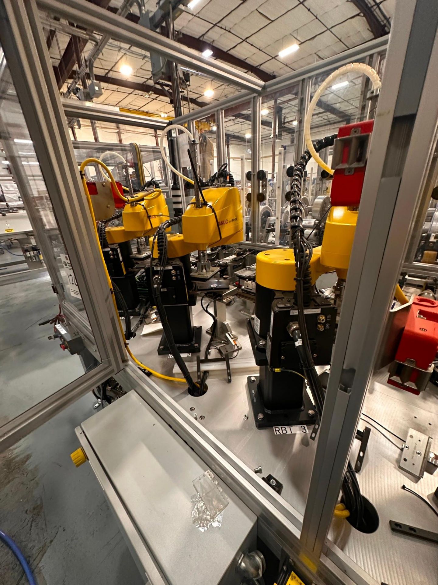 ROBOT LABELING STATION, CONSISTING OF FANUC SCARA ROBOT SR-6IA MFG 2020 - Image 6 of 18
